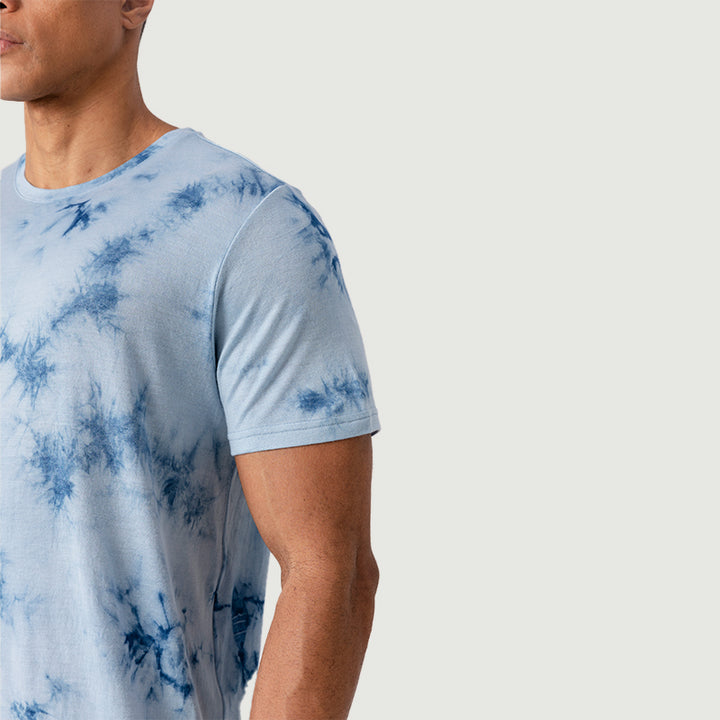 T-Shirt für Herren, 100 % Merinowolle, Schwarz