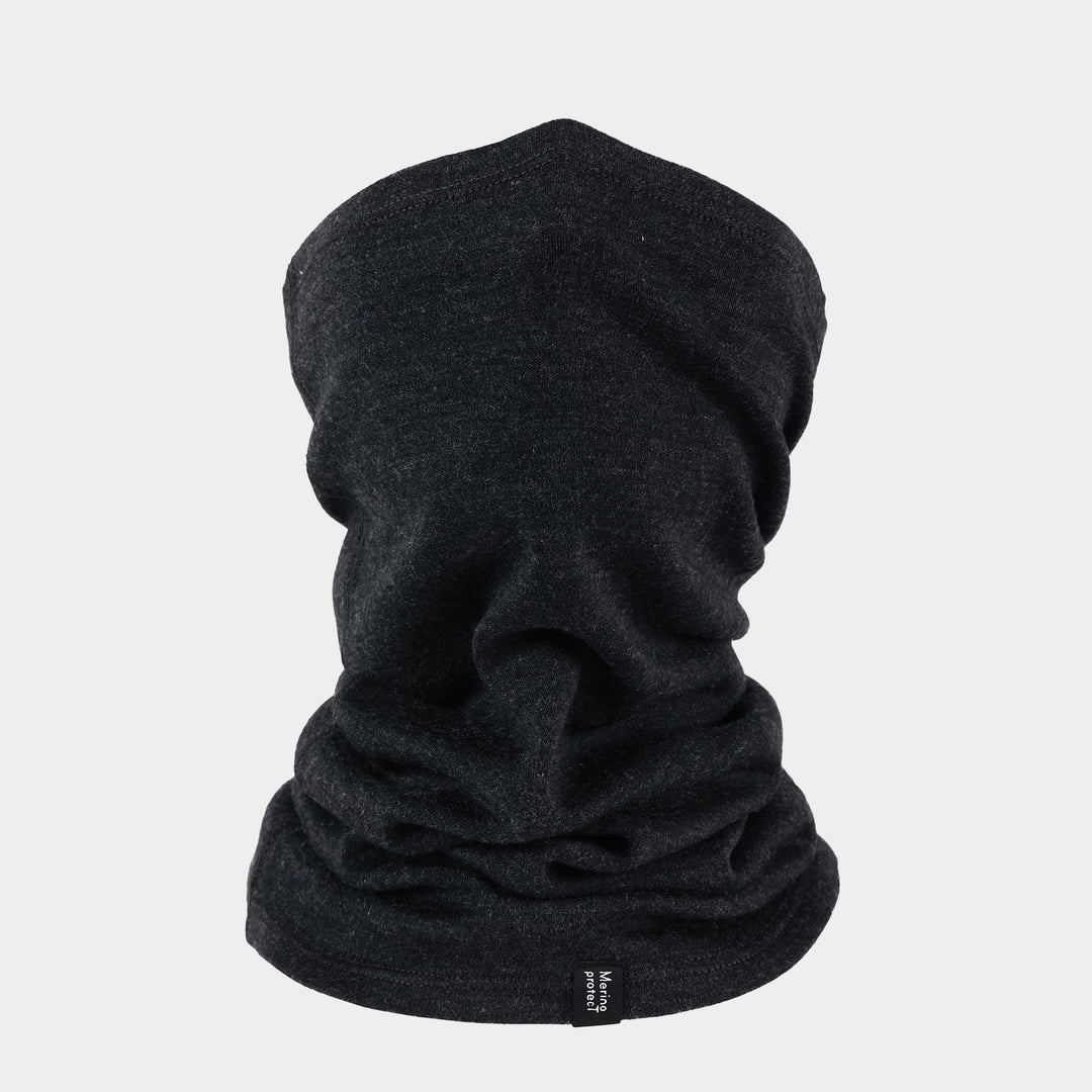 Unisex-Halsgamaschen aus 100 % Merinowolle, Dunkelgrün – MT06