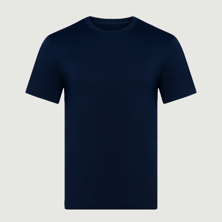 Camiseta Hombre 100% Lana Merino Negra - MT01 