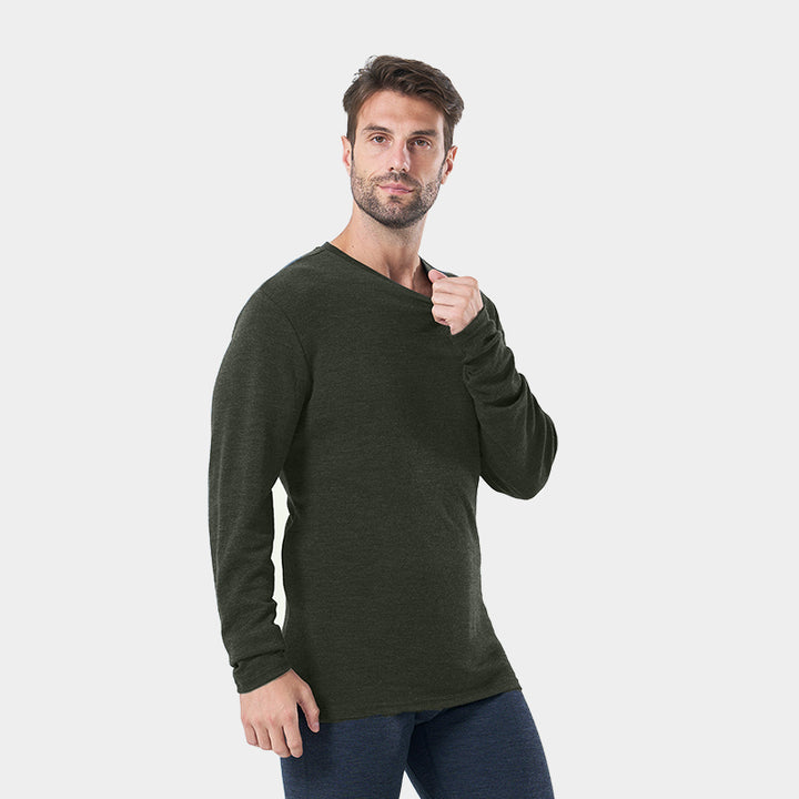 Men's Merino 250g Long Sleeve Crew Thermal Top
