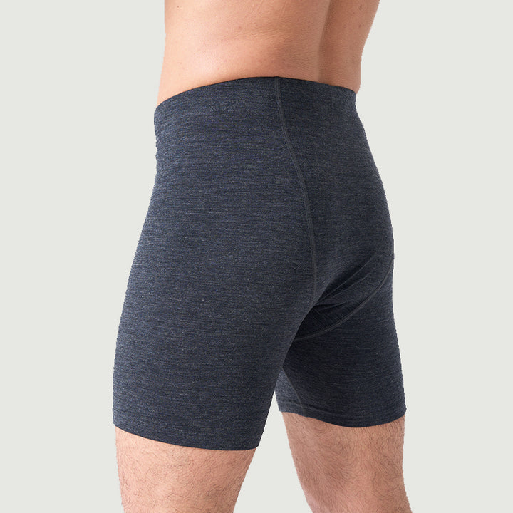 Calzoncillos Boxer Ropa Interior 100% Lana Merino para Hombre Negro - MT15