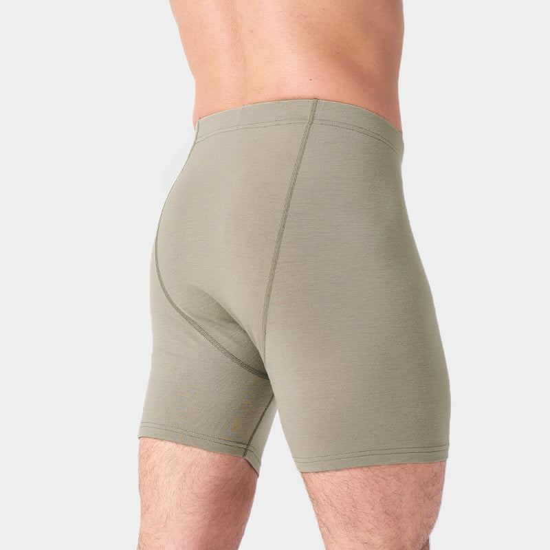 Herren-Boxershorts aus 100 % Merinowolle, Schwarz – MT15
