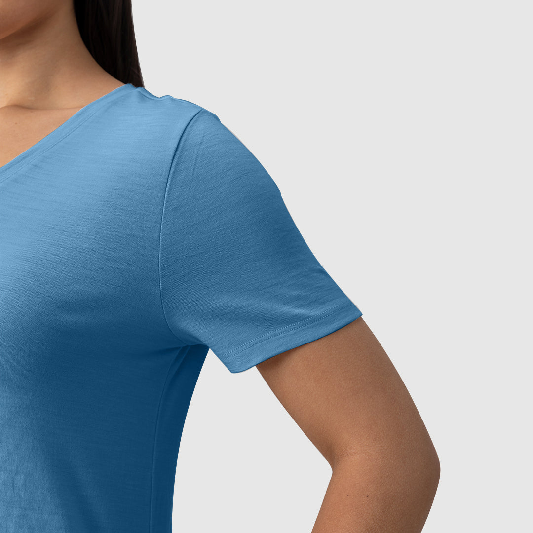 Women’s Merino 200g V-Neck T-Shirt