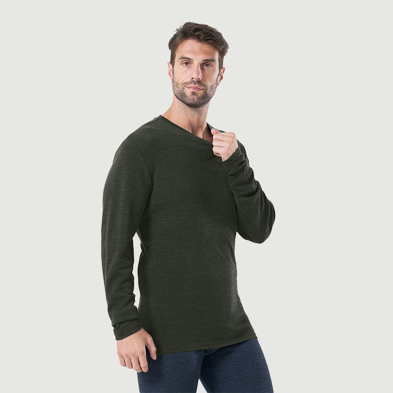 Men's Merino 250g Long Sleeve Crew Thermal Top