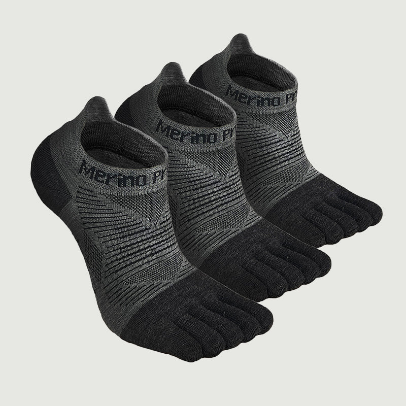 Damen 1 Paar Merinowollsocken Schwarz - MT17 