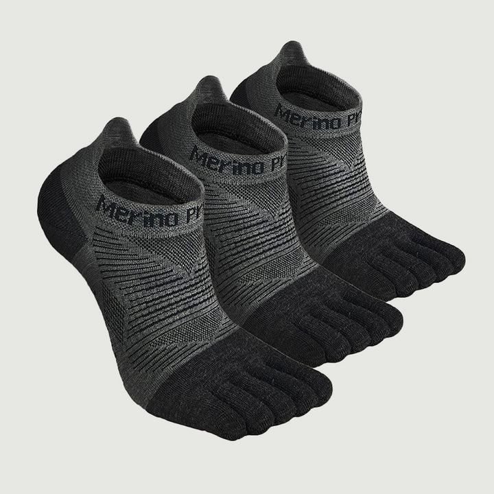 Damen 1 Paar Merinowollsocken Schwarz - MT17 
