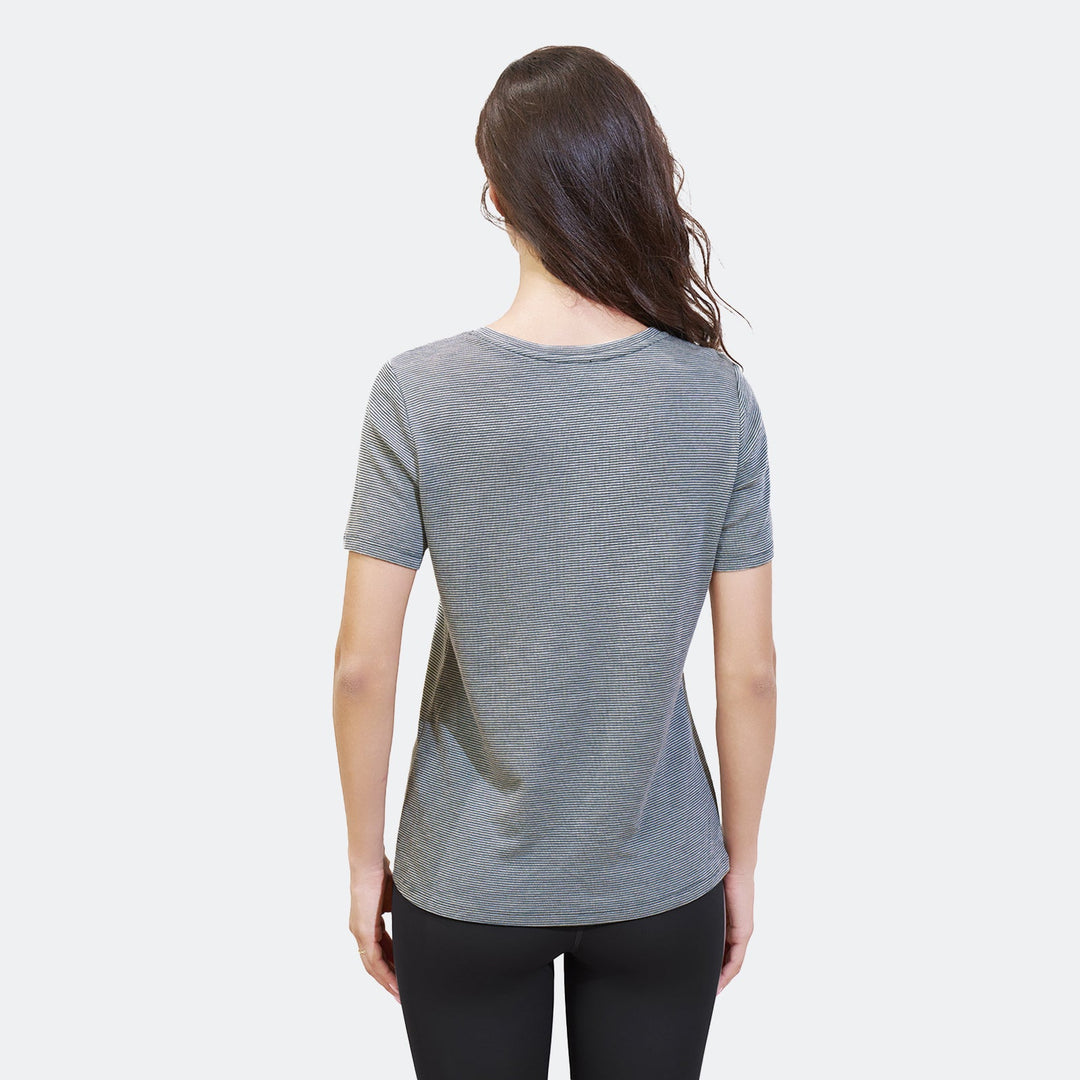 Women's Merino 200g V-Neck Short Sleeve T-Shirt
