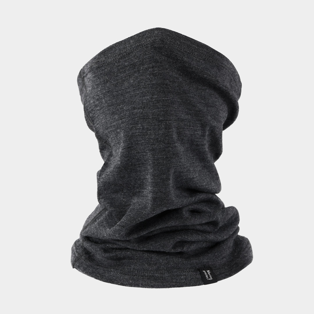 Unisex-Halsgamaschen aus 100 % Merinowolle, Dunkelgrün – MT06