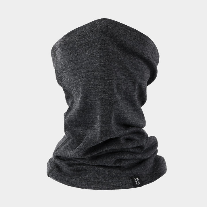 Unisex-Halsgamaschen aus 100 % Merinowolle, Dunkelgrün – MT06