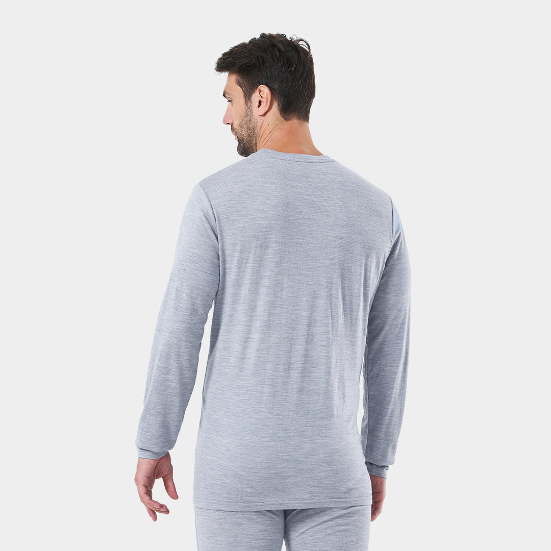 Men's Merino 200g Long Sleeve Crew Thermal Top