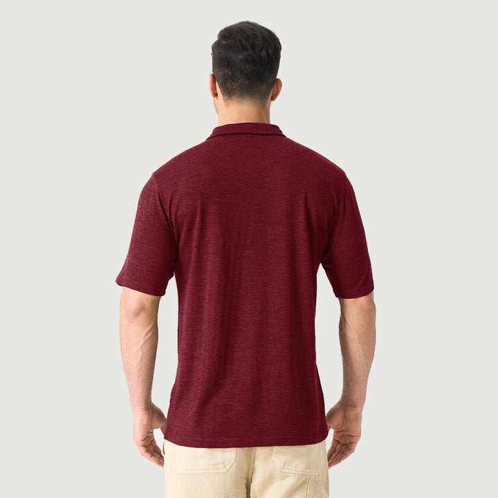 Polos De Hombre 100% Lana Merino Negro - MT24 