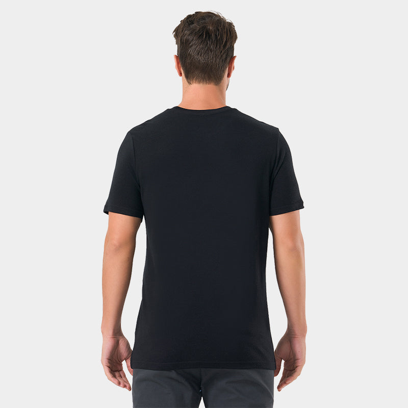 Camiseta Hombre 100% Lana Merino Verde Oscuro - MT01 