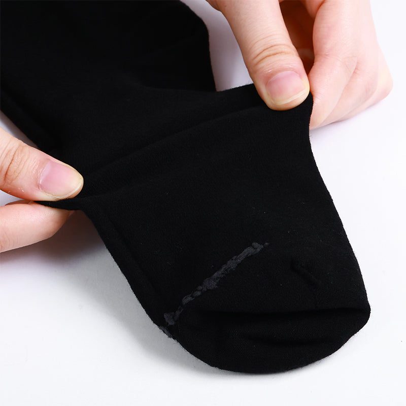 Damensocken aus Bio-Merinowolle, 4 Paar, Schwarz – MT17