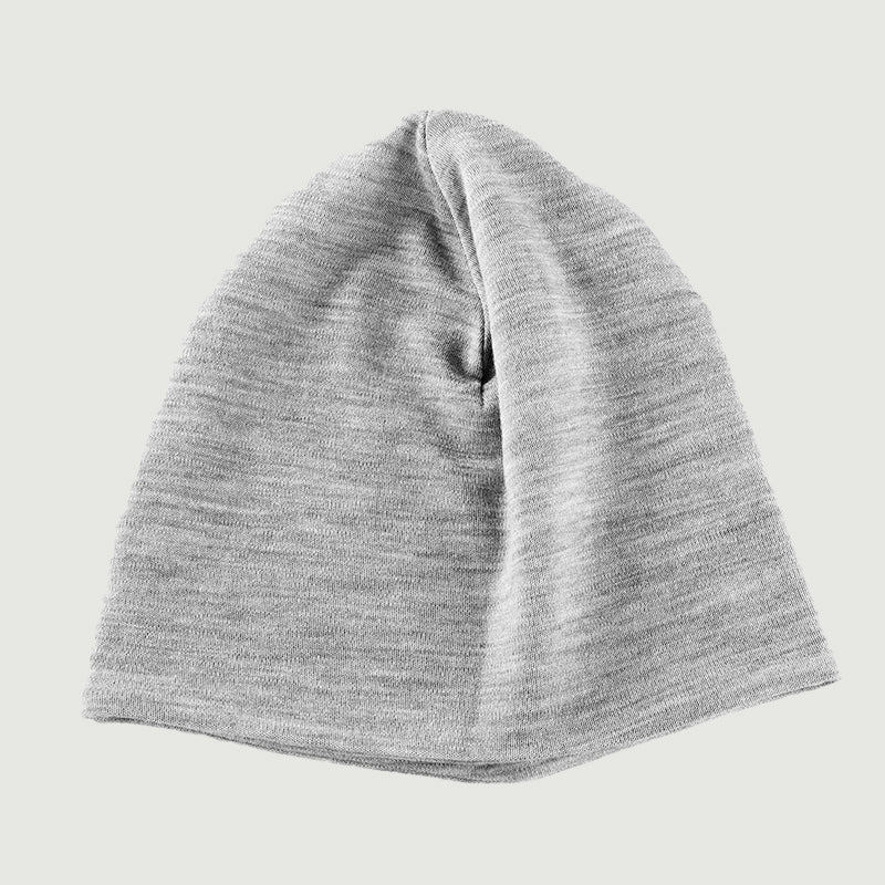 Gorro unisex 100% lana merino Gris Jaspeado - MT14 