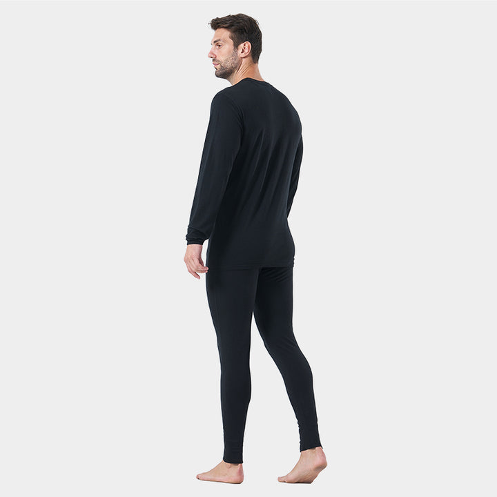 Ropa interior térmica 100% lana merina para hombre Verde militar - MT22 