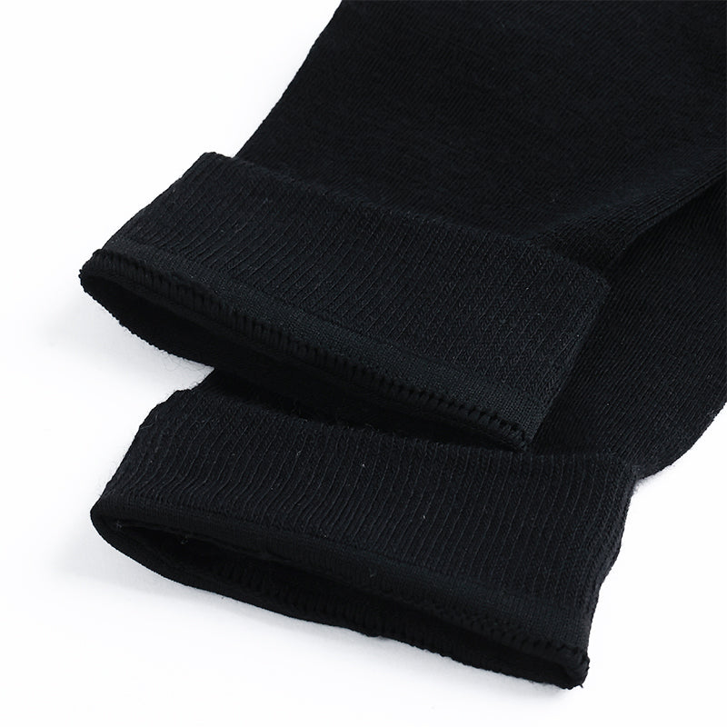 Damensocken aus Bio-Merinowolle, 4 Paar, Schwarz – MT17