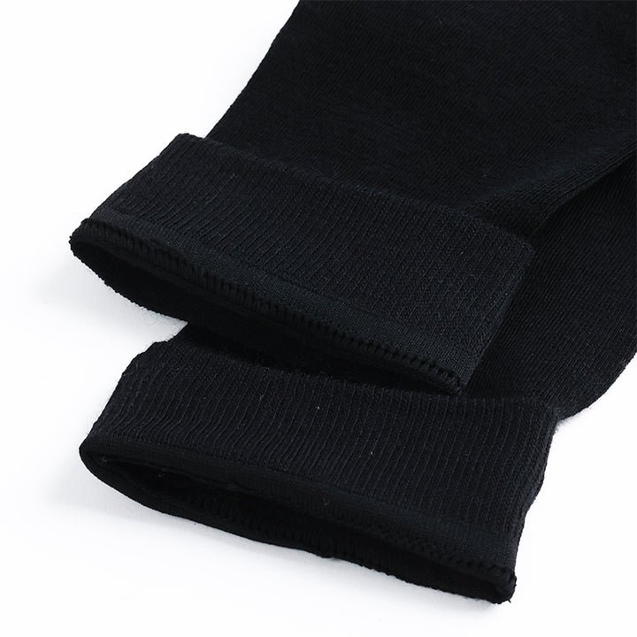 Damensocken aus Bio-Merinowolle, 4 Paar, Schwarz – MT17