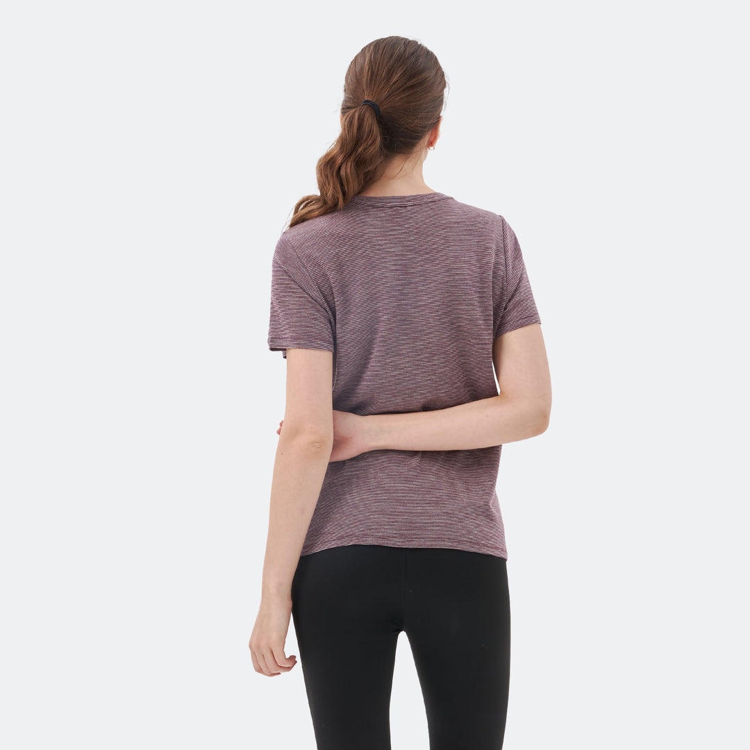 Women's Merino 200g V-Neck Short Sleeve T-Shirt