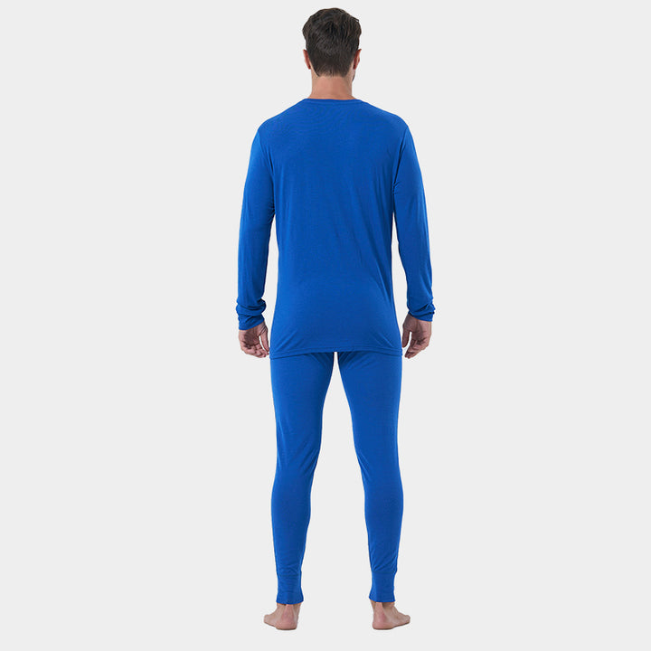 Ropa interior térmica 100% lana merina para hombre Verde militar - MT22 