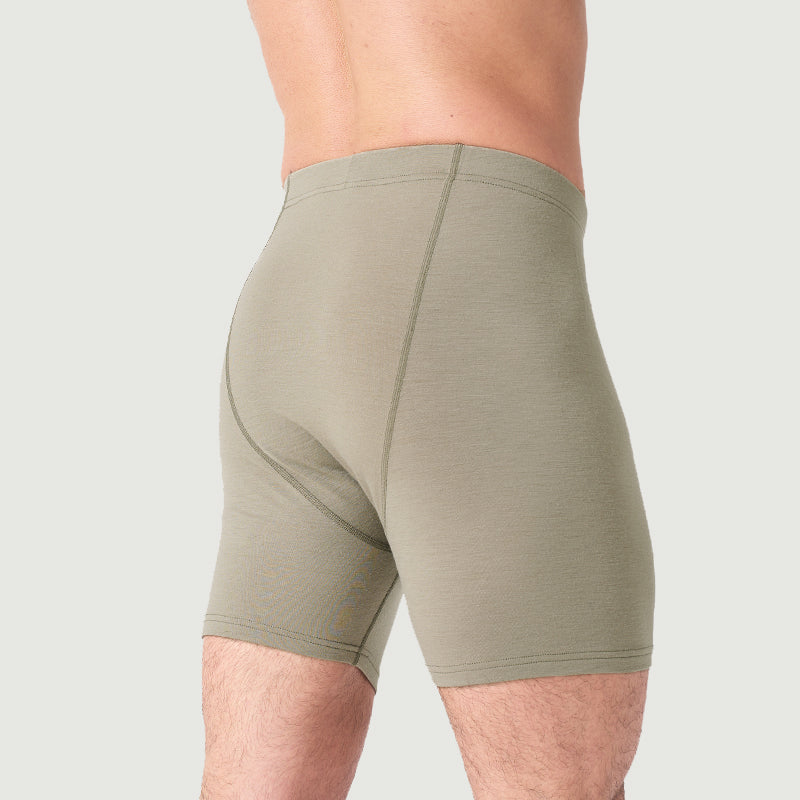 Calzoncillos Boxer Ropa Interior 100% Lana Merino para Hombre Negro - MT15