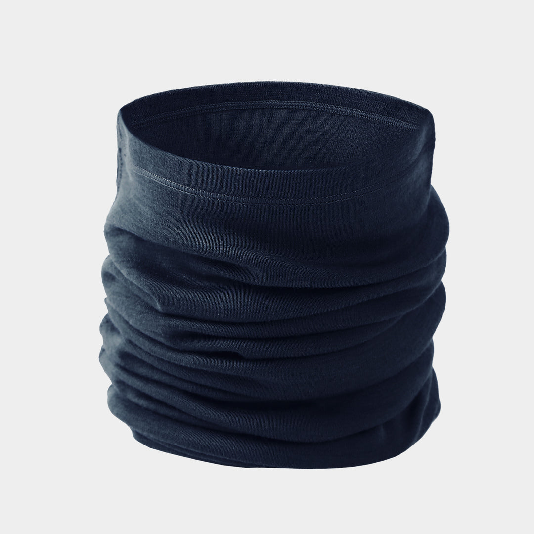 Unisex-Halsgamaschen aus 100 % Merinowolle, Dunkelgrün – MT06