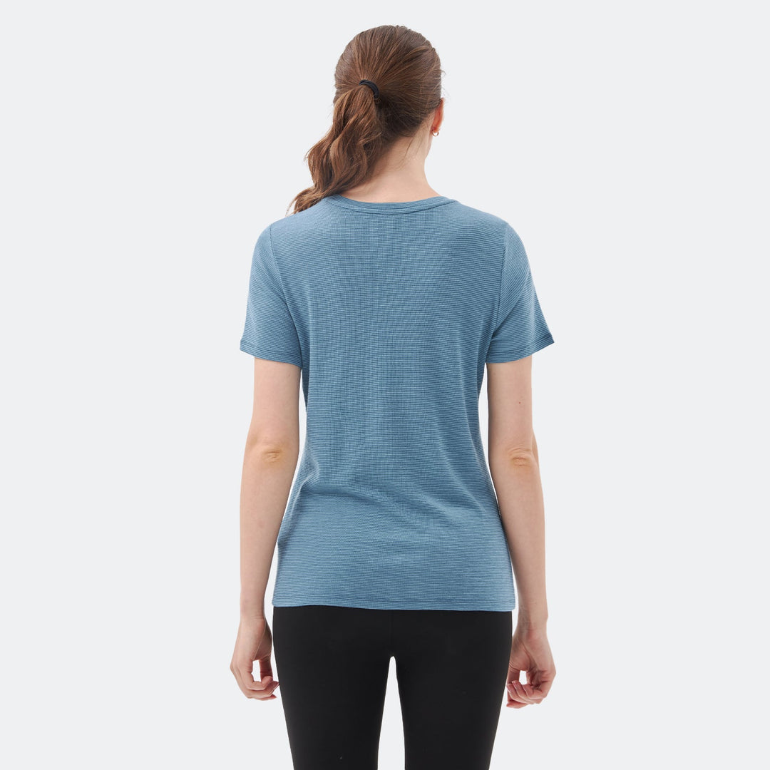 Women's Merino 200g V-Neck Short Sleeve T-Shirt