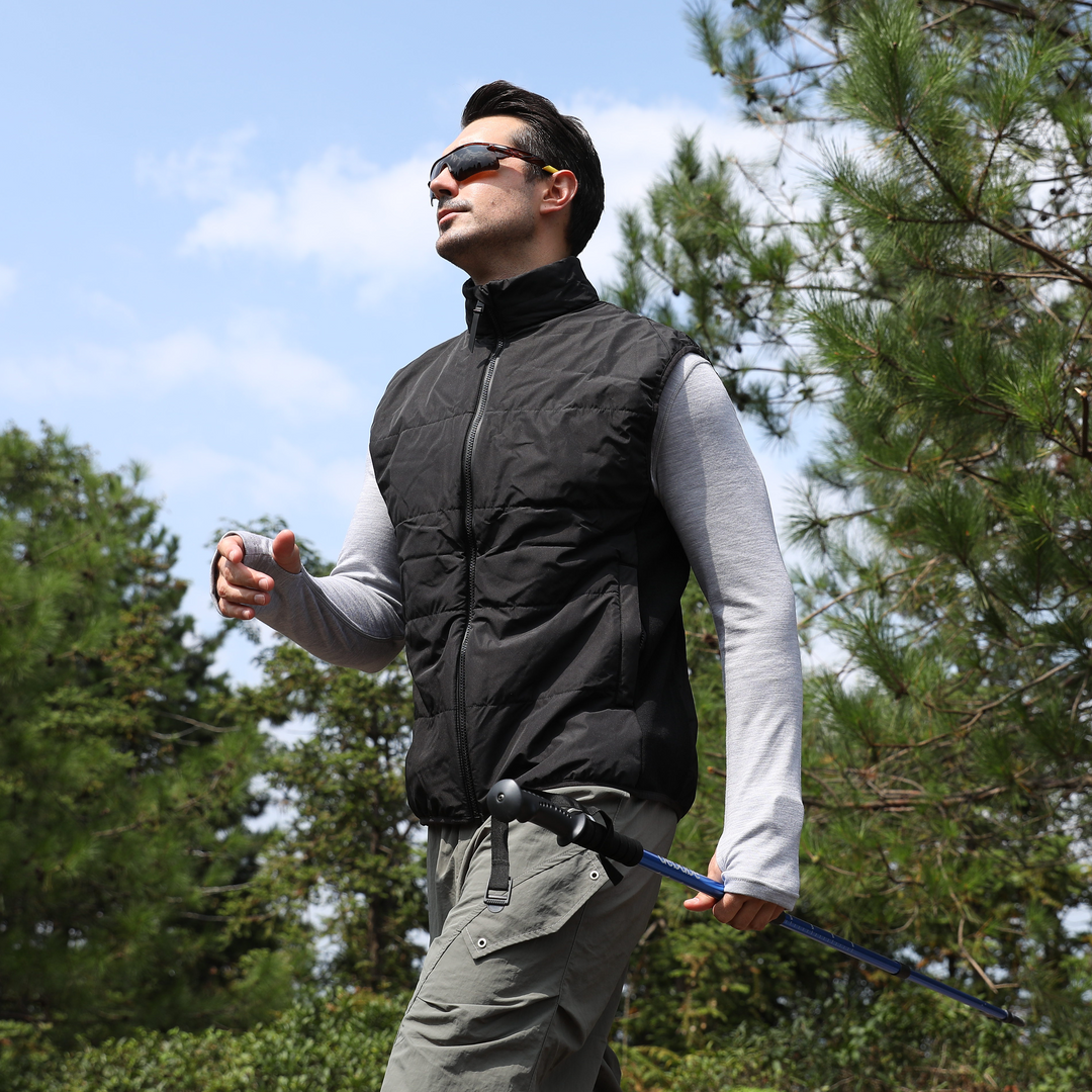 Men's Merino Wool Vest Black