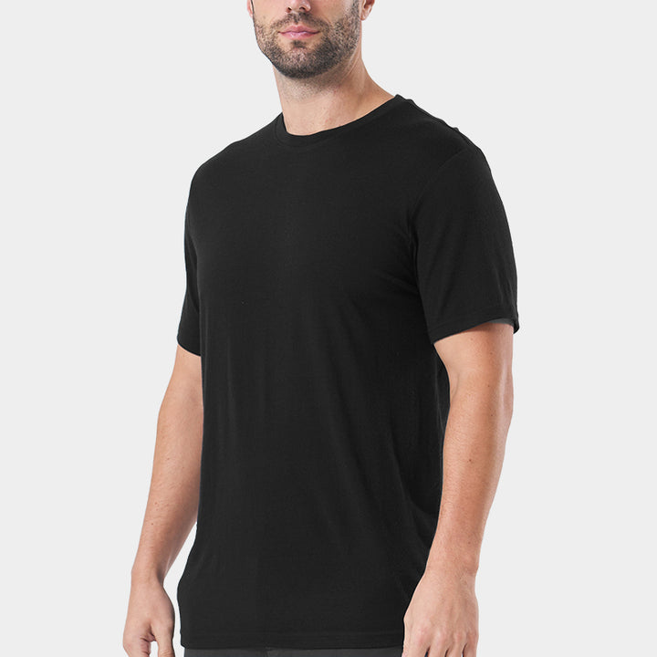 Camiseta Hombre 100% Lana Merino Verde Oscuro - MT01 