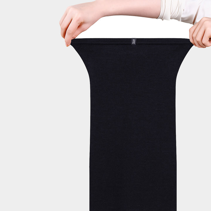 Unisex-Halsgamaschen aus 100 % Merinowolle, Dunkelgrün – MT06