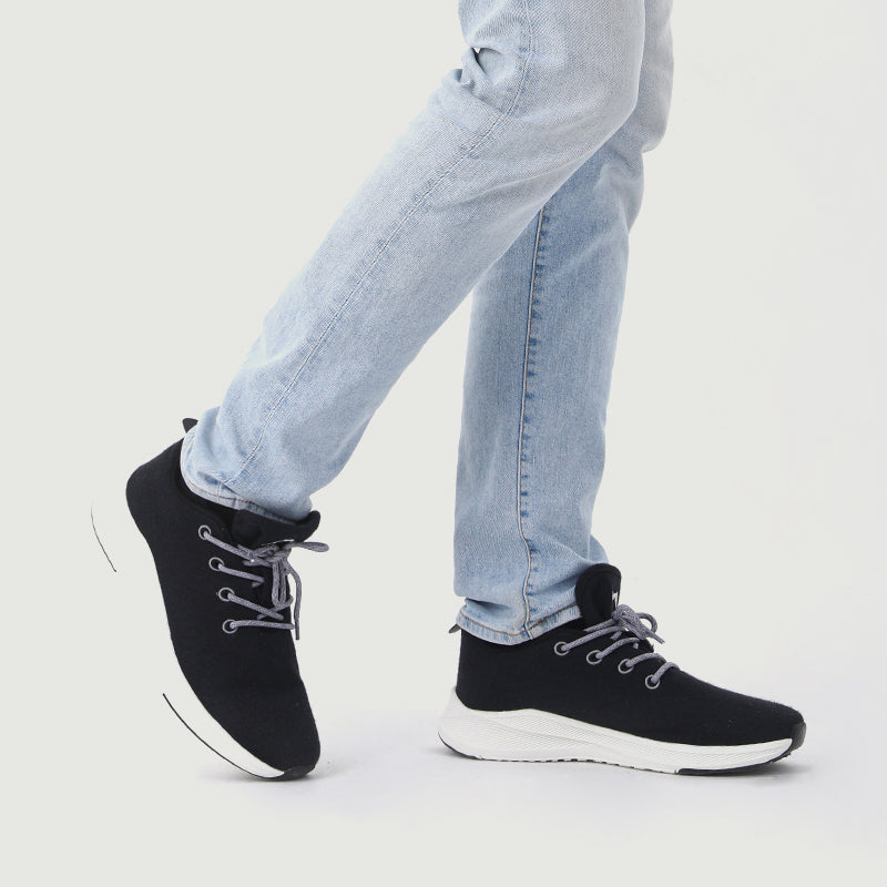Men's Merino Lace Up Shoes Dark Grey (U.S. Only)