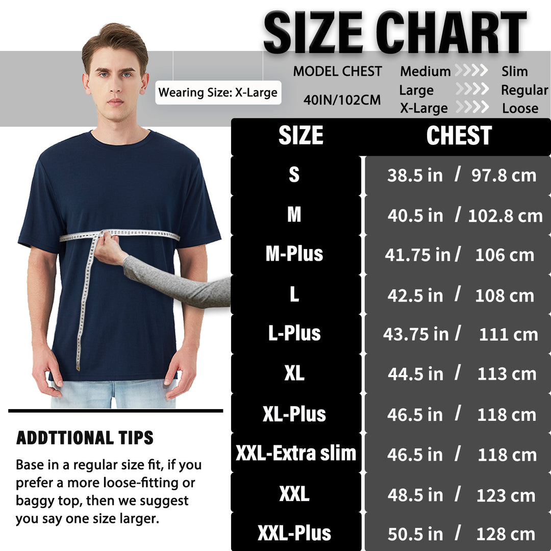 Men's Merino 170g Classic Short Sleeve T-Shirt Navy