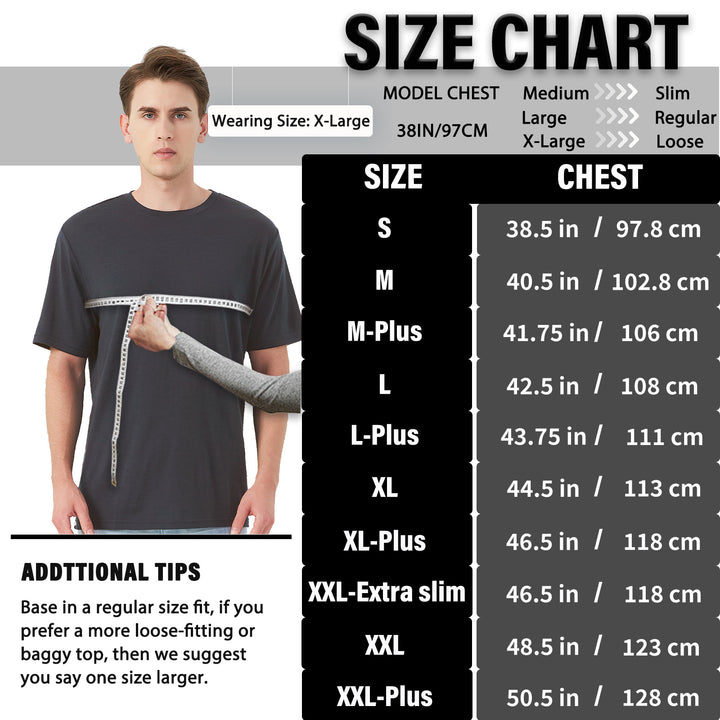 Men's Merino 170g Classic Short Sleeve T-Shirt Charcoal