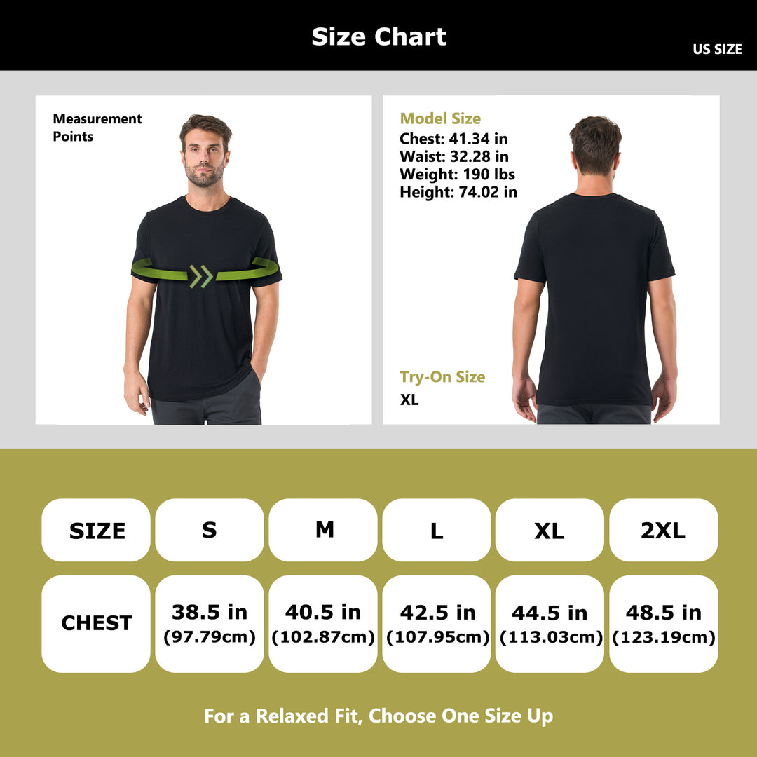 Men's Merino 200 Short Sleeve T-Shirt Black