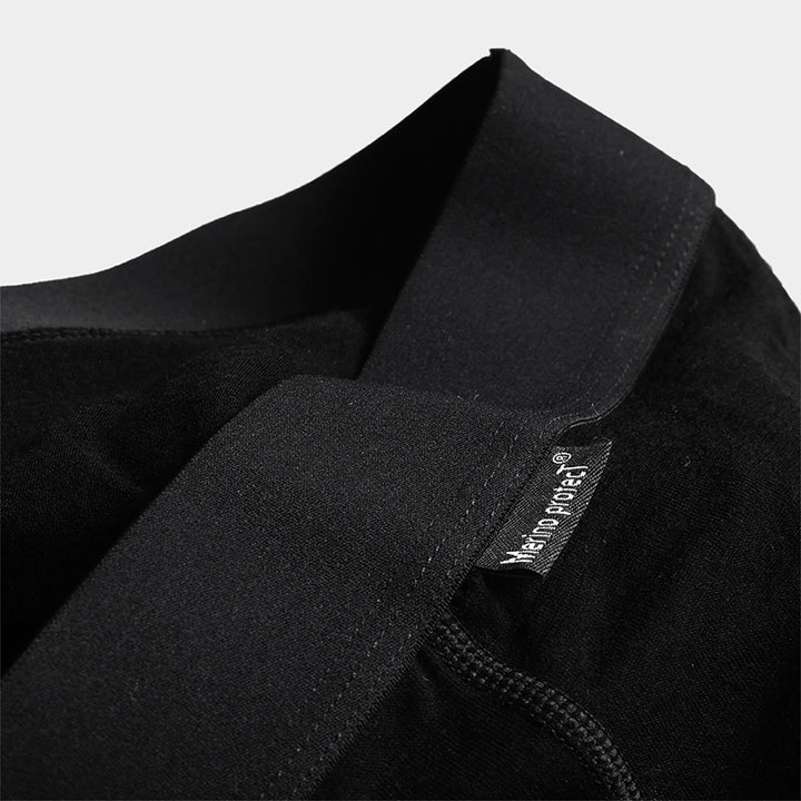 Men’s lightweight 180g Merino wool boxer brief, breathable, moisture-wicking, odor-resistant, ideal for hiking, camping, and long-distance travel