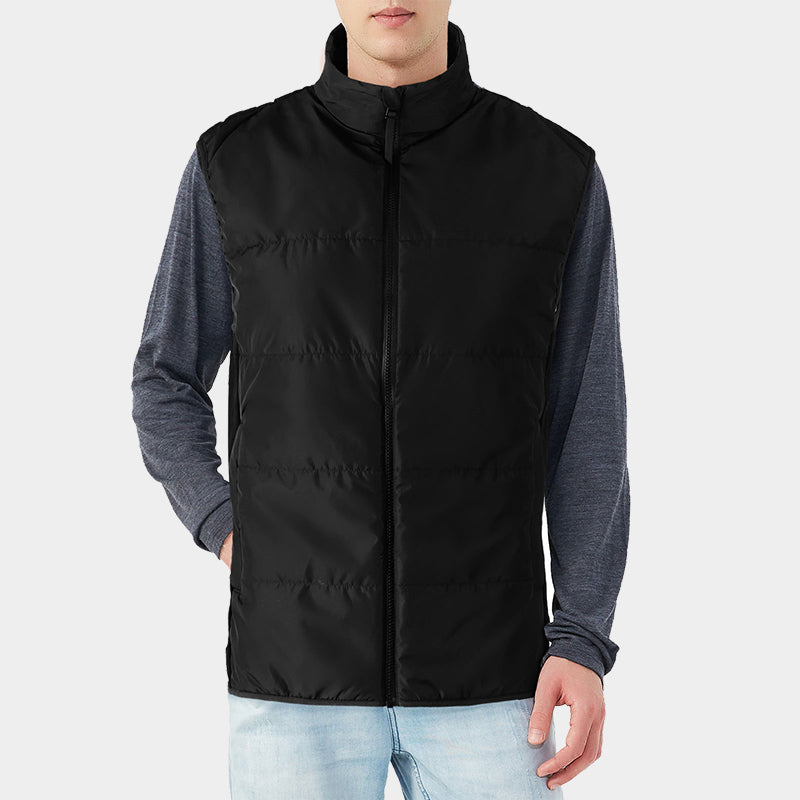 Merino wool vest that keeps your core warm and dry, ideal for layering during hiking, travel, outdoor sports, or daily wear in cool or fluctuating weather
