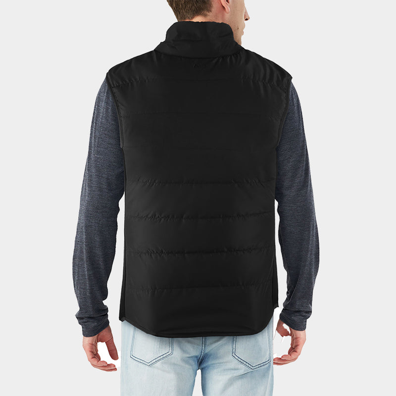 Merino wool vest that keeps your core warm and dry, ideal for layering during hiking, travel, outdoor sports, or daily wear in cool or fluctuating weather
