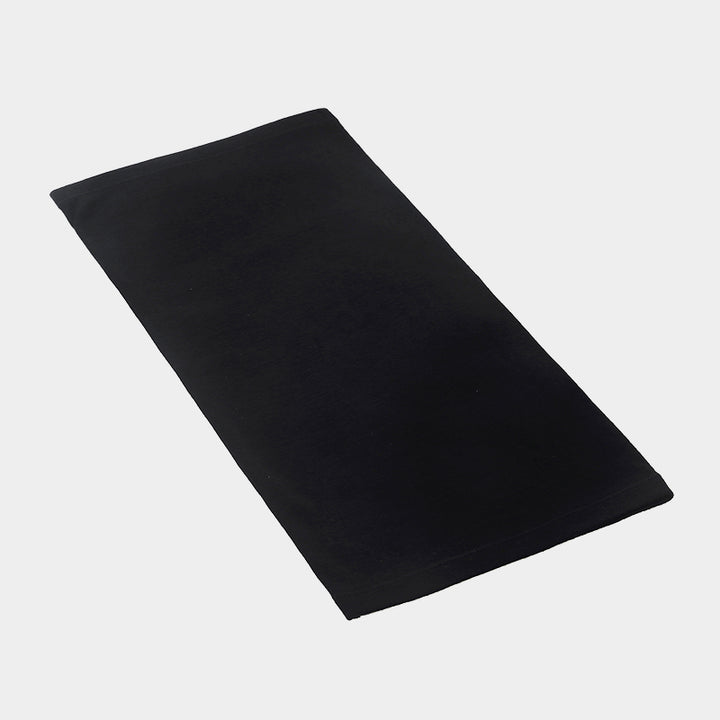 Unisex Merino wool 250g neck gaiter in black, warm breathable face and neck protection for cold weather