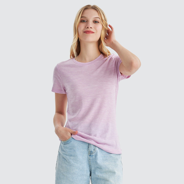 Made from 100% Merino wool, this lightweight tee is ideal for year-round adventures—naturally moisture-wicking, breathable, and odor-resistant for active performance.