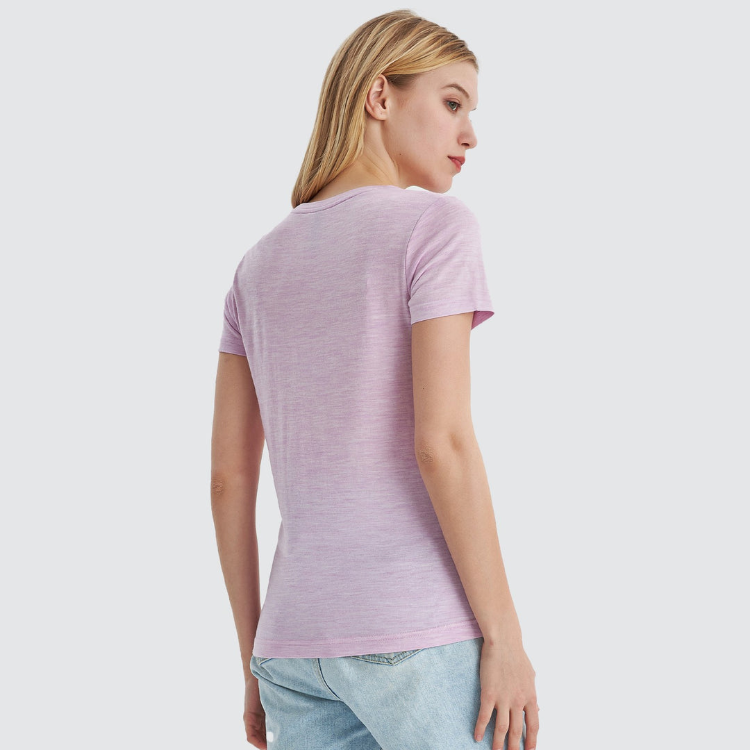 Made from 100% Merino wool, this lightweight tee is ideal for year-round adventures—naturally moisture-wicking, breathable, and odor-resistant for active performance.
