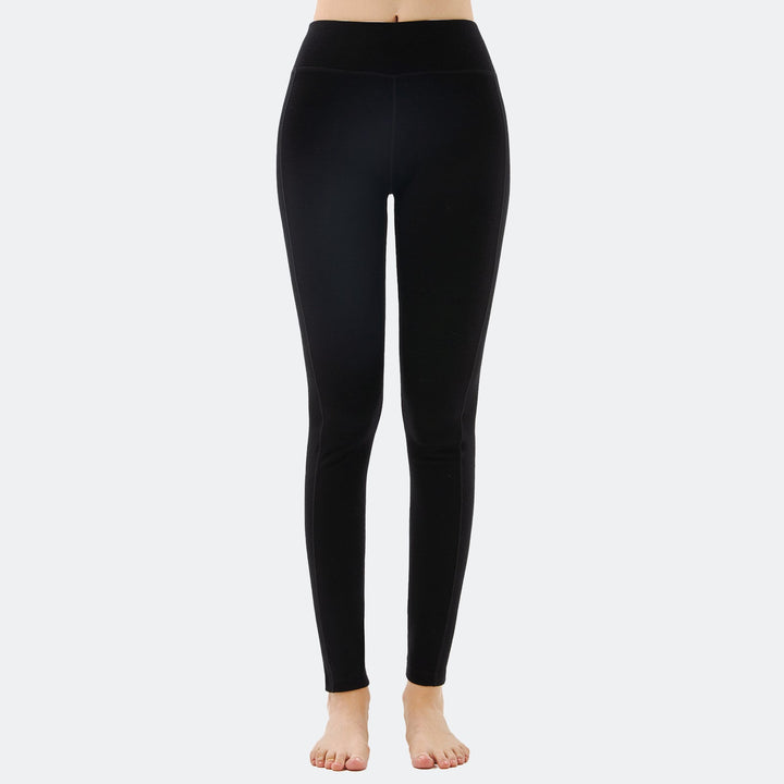 Midweight merino wool leggings that wick moisture, keep you dry, and maintain comfort during long outdoor adventures
