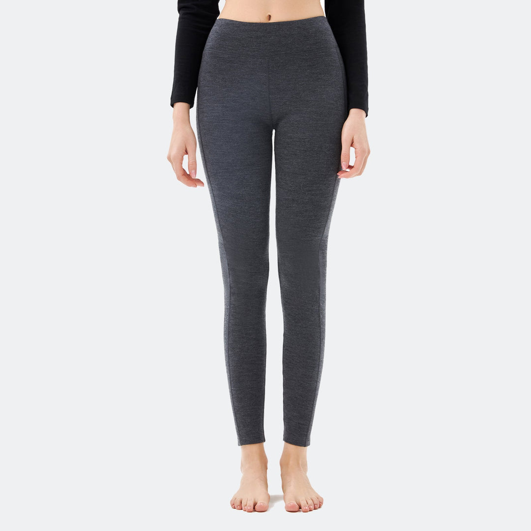 Midweight merino wool leggings that wick moisture, keep you dry, and maintain comfort during long outdoor adventures
