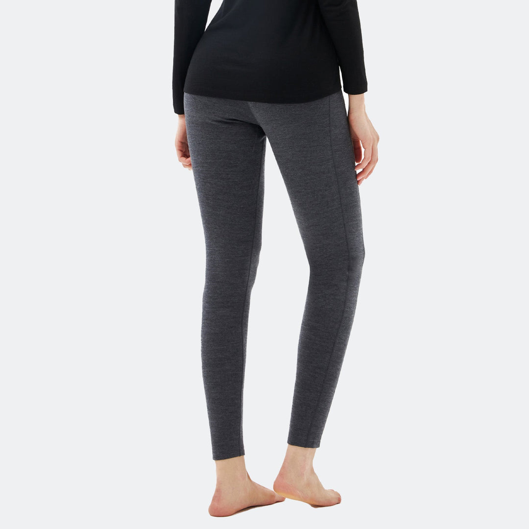 Midweight merino wool leggings that wick moisture, keep you dry, and maintain comfort during long outdoor adventures
