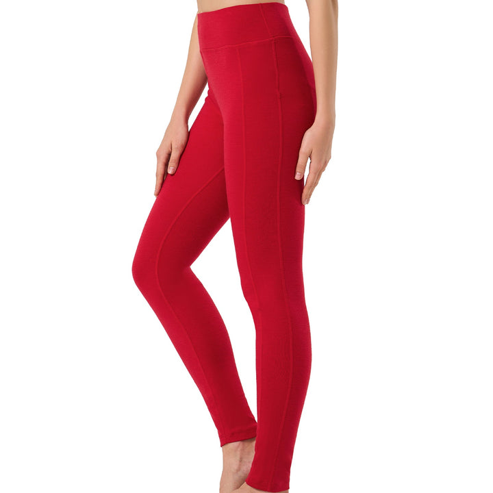 Midweight merino wool leggings that wick moisture, keep you dry, and maintain comfort during long outdoor adventures
