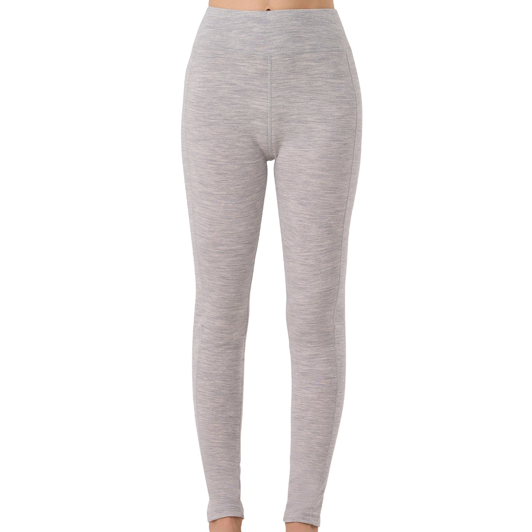 Midweight merino wool leggings that wick moisture, keep you dry, and maintain comfort during long outdoor adventures
