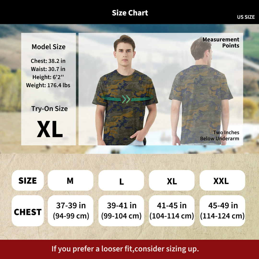 Men's Merino 170g Classic Short Sleeve T-Shirt Camo