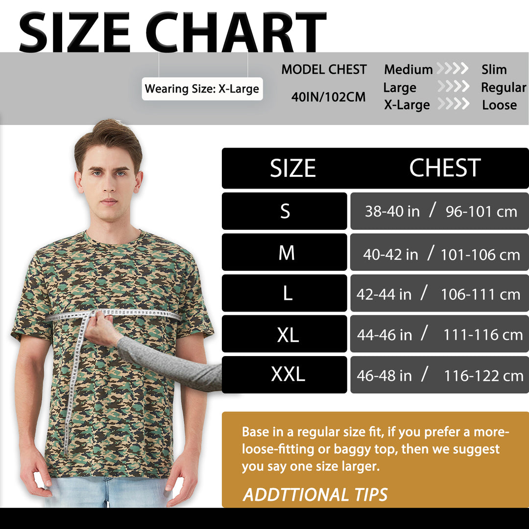 Men's Merino 170g Classic Short Sleeve T-Shirt Camouflage